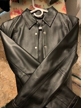 90ies genuine leather jacket